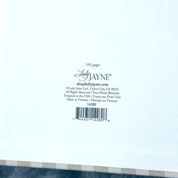 Lady Jayne Embroidered Hardcover Journals Set of 2 – 192 Pages – Floral Fabric - Picture 8 of 12